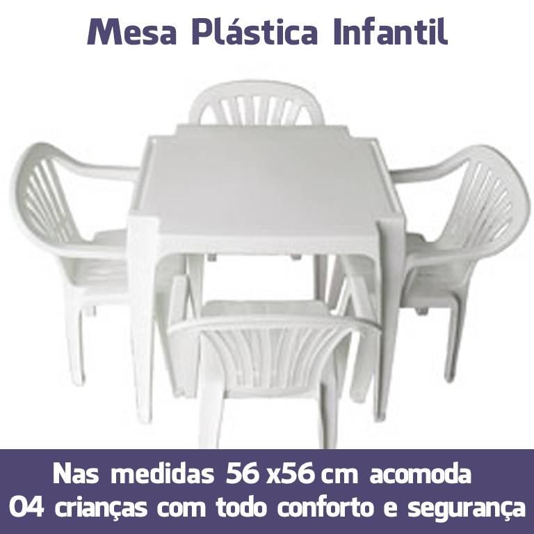 Mesa Plástico Infantil