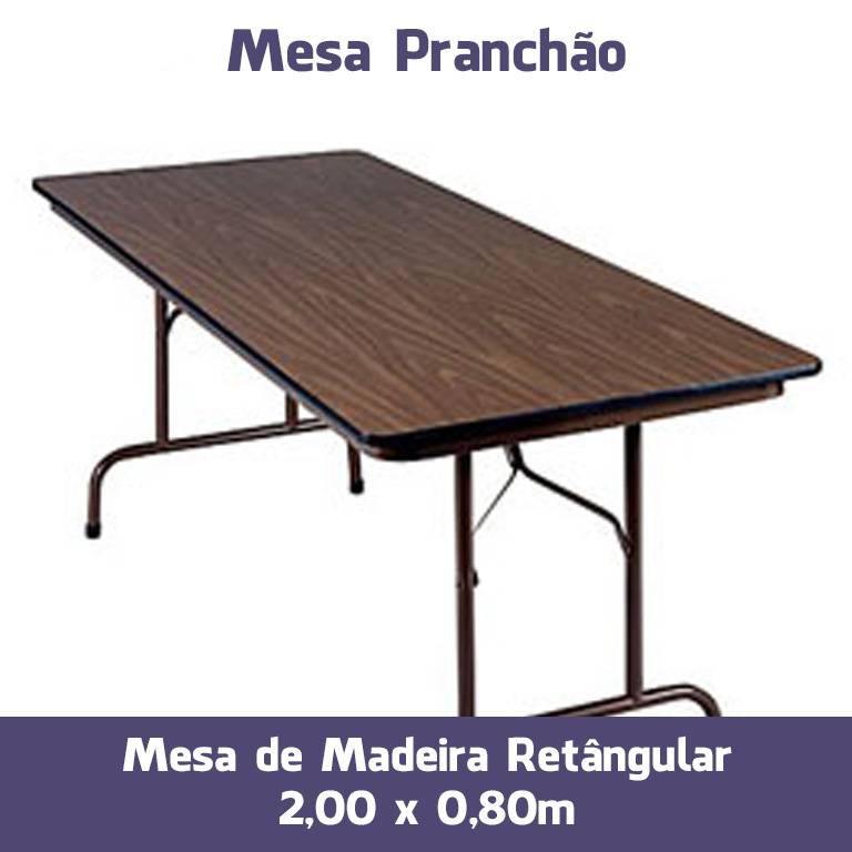  Mesa Pranchão Retangular