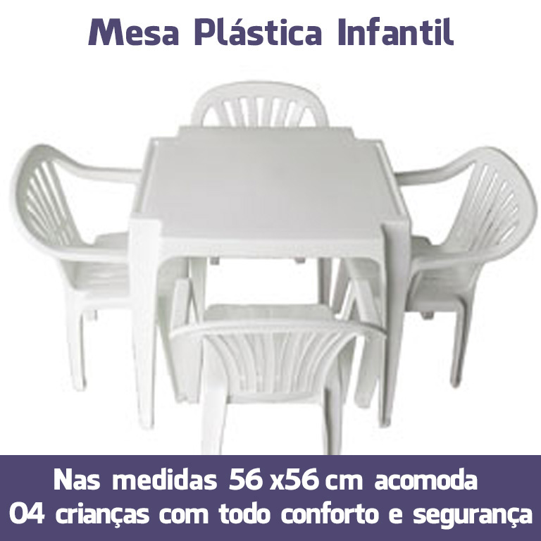 Mesa Plástica Infantil